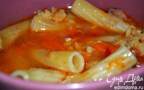 Рецепт Гороховый суп с макаронами