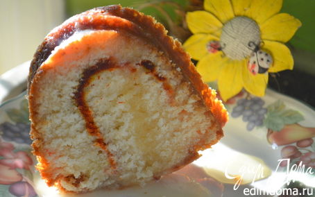 Рецепт Кекс с медово-апельсиновой глазурью