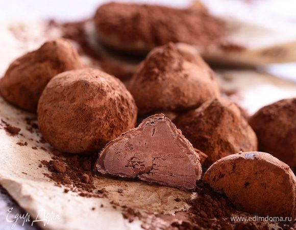 Трюфели из шоколада - рецепт от интернет-магазина Шокодел