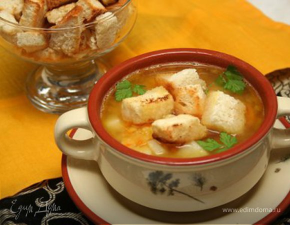Суп гороховый с копчёностями пошаговый рецепт с фото