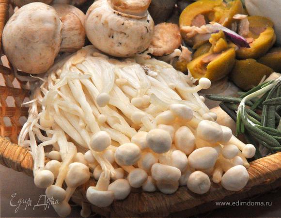 Кальцоне с грибами и моцареллой (Calzone Funghi e Mozzarella)