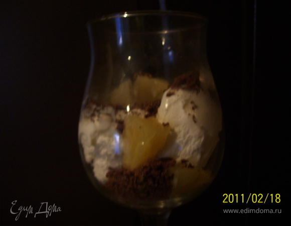 Десерт "Любимый" с ананасом
