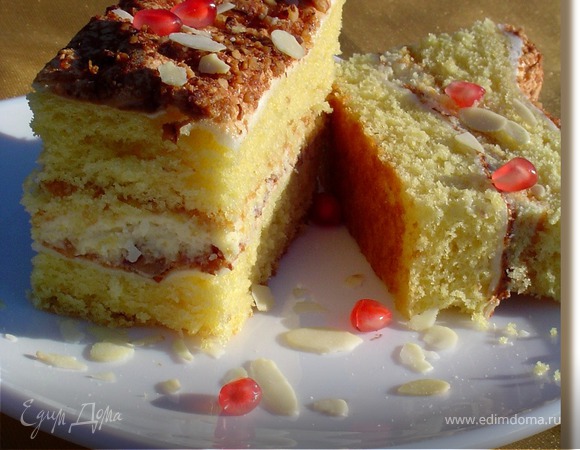 Рецепт: Необычный маковый торт «Блаженство»: пошаговый рецепт - Типичный Кулинар