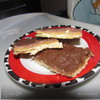 Печенье с карамелью, шоколадом и орехами