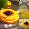 Постное пирожное с ананасом