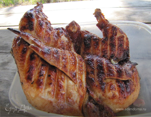Барбекю из кусочков курицы - Пошаговый рецепт с фото. Вторые блюда. Блюда из мяса