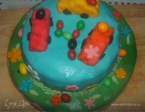 Веселый тортик для сынишки)))