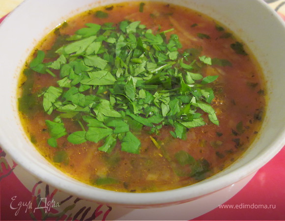 "Минестроне" классический овощной суп (меню итальянского обеда № 1)