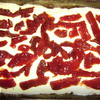 Творожный пирог со штрейзелем и айвой