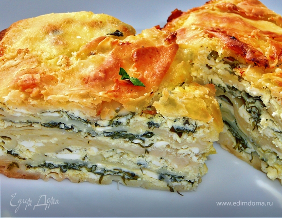 Пирог со шпинатом и брынзой - пошаговый рецепт с фото на paraskevat.ru