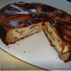 Творожно-ореховый пирог с карамелизированными фруктами для Симы♥ и не только :)