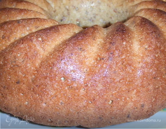 Кекс с грецкими орехами - рецепт с фото пошагово