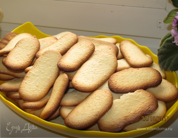 Пошаговое приготовление печенья «дамские пальчики» в домашних условиях