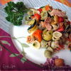 Салат с ракушками "Nordic", овощами и тунцом
