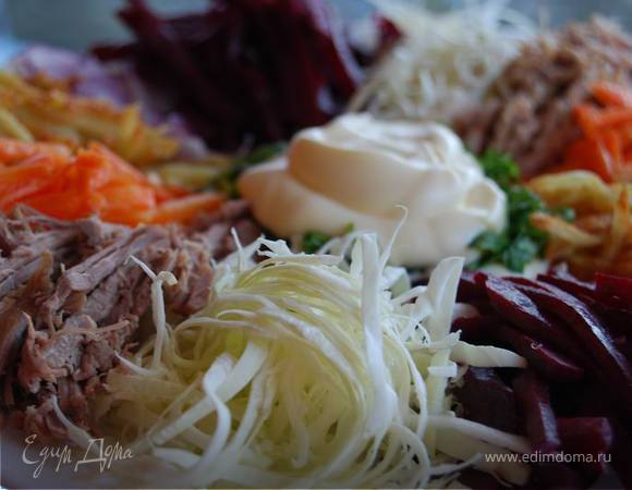 Татарский салат - как приготовить, рецепт с фото — Кулинарный блог Life Good