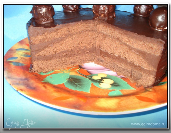 Муссовый торт Три шоколада домашний