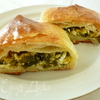 Пирог с зеленью и сыром из слоеного творожного теста для Светланы Горбуненко
