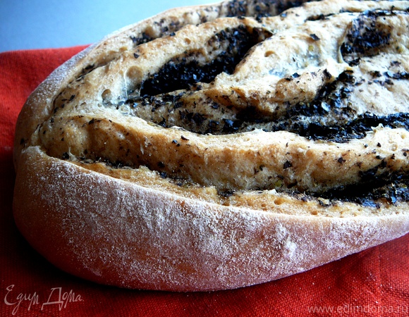 Хлеб с маслинами от Ришара Бертине...