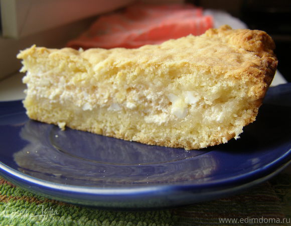 Насыпной пирог с творогом и яблоками - пошаговый рецепт с фото | ne-dieta
