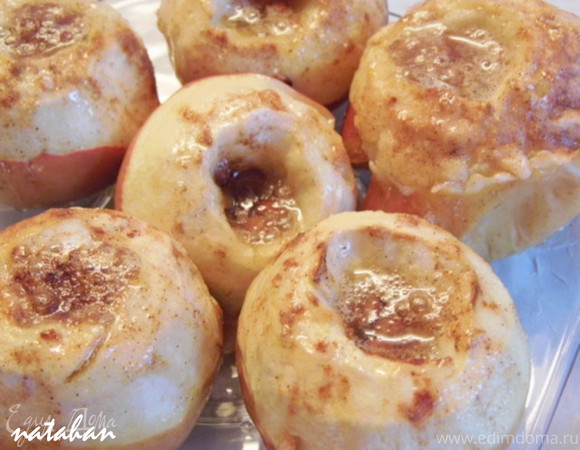 Яблоки, запеченные в духовке с медом — рецепт с фото пошагово