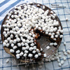 Блинный пирог с шоколадом и маршмеллоу