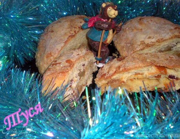 "ШТОЛЛЕН" - Рождественский хлеб от Ришара Бертине + миндальный крем