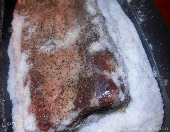 Мясо в соляной избушке