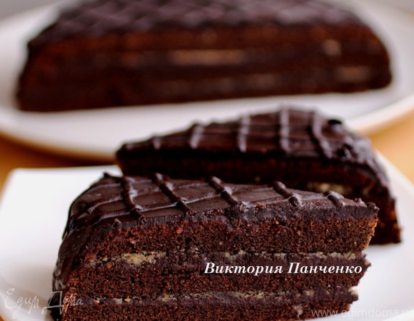 Шоколадно-ореховый экспериментальный торт "Паве"