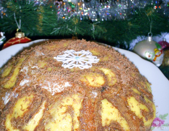 Торт "Рождественская бомба"