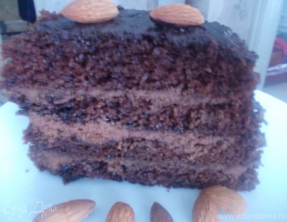Шоколадный торт "восхищение"