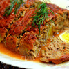 Мясная запеканка с грибами и перепелиными яйцами под сливочно-томатным соусом (Meat Loaf)