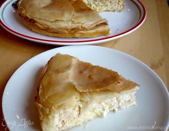 Пирог с капустой и рыбой - пошаговый рецепт с фото
