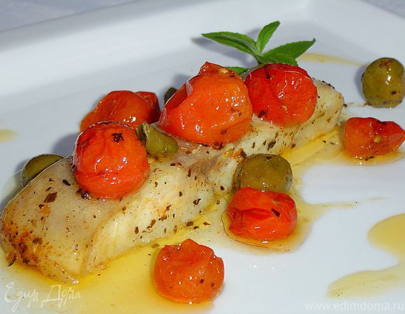 Рыба по-тунисски в духовке, пошаговый рецепт с фото