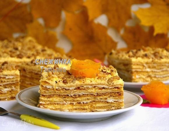Тыквенно-творожный торт «Осенняя мелодия»