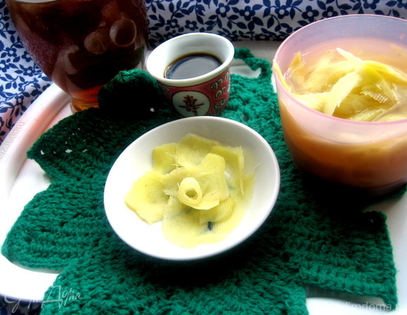 Закуска из картофеля, сельди и маринованного имбиря (пошаговый фото рецепт) - ВашВкус