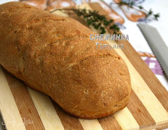 Ржаной хлеб на квасе с розмарином
