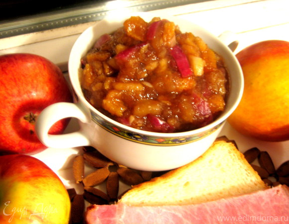 Яблочный чатни , пошаговый рецепт на ккал, фото, ингредиенты - Римма