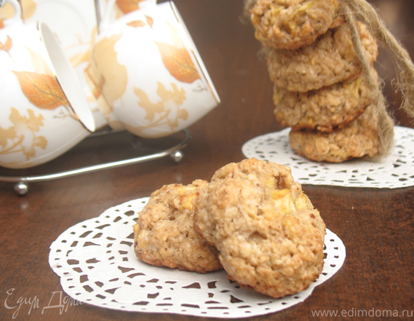 Постное овсяное печенье с курагой и грецкими орехами – пошаговый рецепт приготовления с фото