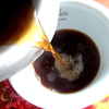 Карамельный кофе под сливочной шапочкой