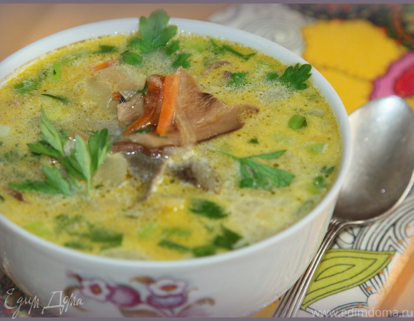 Грибной суп-пюре со сливками — пошаговый рецепт с фото