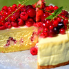 Творожный торт-мусс с ягодами в белом шоколаде
