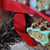 Новогоднее марципановое печенье с маком