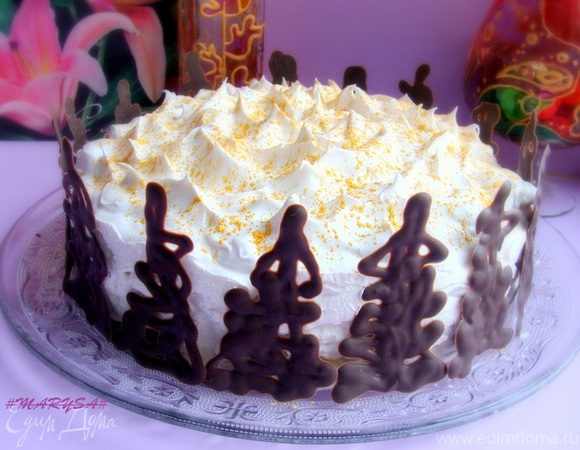 Постный сливочный торт "Все могут короли!"