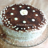 Бисквитный торт с персиками "Счастье в простых вещах"