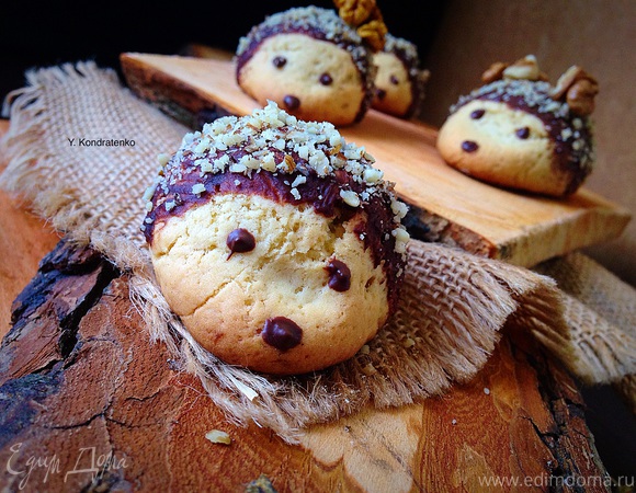 Песочное печенье «Ежики» – пошаговый рецепт приготовления с фото