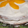 Персиковый торт "Белоснежный"