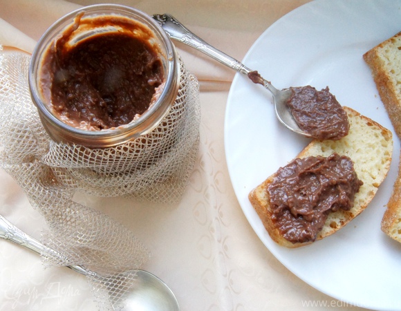 Шоколадно-ореховая паста (домашняя Нутелла)