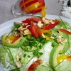 Зеленый салат с болгарским перцем
