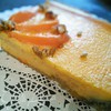 Ореховый тарт с персиковым курдом