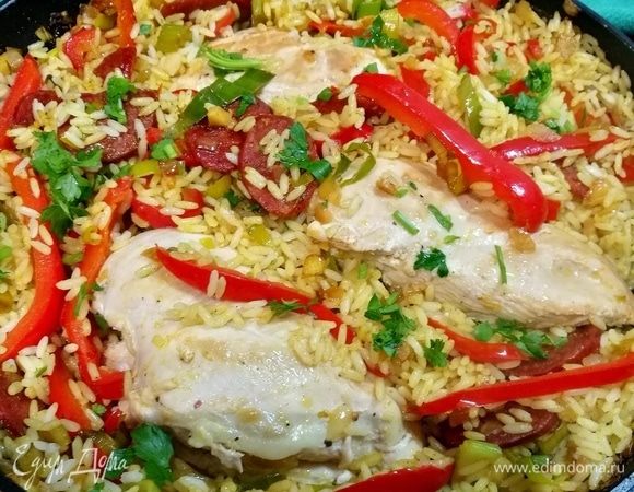 Рецепты вторых блюд с рисом и курицей. Курица с рисом в духовке (всегда рассыпчатый рис)